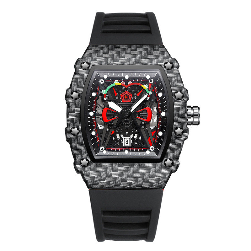 Men’s Luminous Quartz Watch | Fashionable Personalized Design Wristwatch