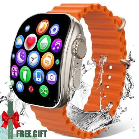 W&O Smart Watch with 2.02" Dial Wireless Calling Dialing 100+ Sport Modes Fitness Tracker with Various APP Reminders Call Message Reminder Touch Screen Compatible with iPhone Android Wearable Smart Bracelet Digital Wristwatch Fall Gift