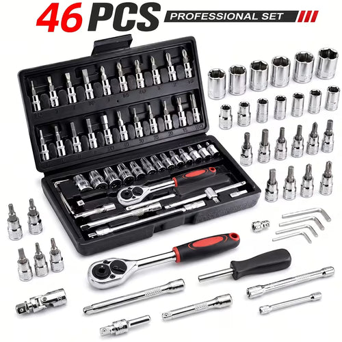 Professional Tool Kit 44/46/53/1000pcs • Multi-Functional Toolbox • Compact For Home & Automotive Repair • Great For DIYers & Experts • Ideal Gift For Men, Dads & Friends • Local Delivery