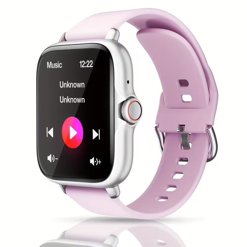 Smart Watch, 1.83" Full Touch Screen Display with Message, Answer Make Call Smartwatch, Sports Pedometer, Information Alerts, for Iphone/Android Phones, Smartbands Fitness Watch for Women/Men Friend Gift, Birthday Gift
