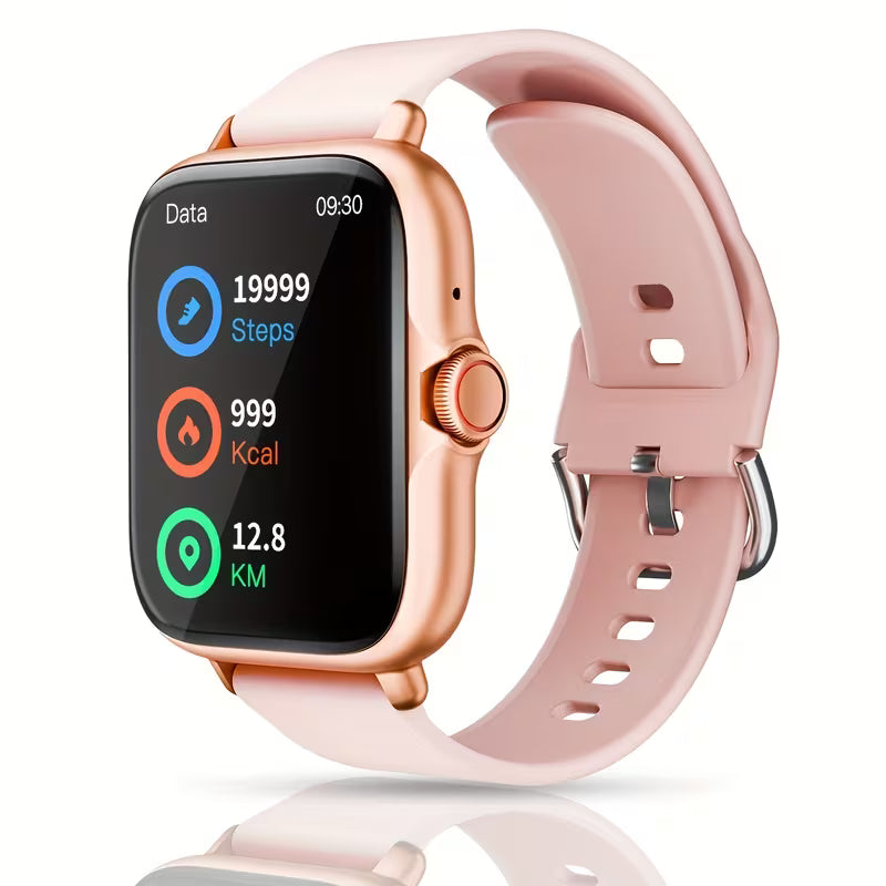 Smart Watch, 1.83" Full Touch Screen Display with Message, Answer Make Call Smartwatch, Sports Pedometer, Information Alerts, for Iphone/Android Phones, Smartbands Fitness Watch for Women/Men Friend Gift, Birthday Gift