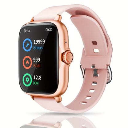Smart Watch, 1.83" Full Touch Screen Display with Message, Answer Make Call Smartwatch, Sports Pedometer, Information Alerts, for Iphone/Android Phones, Smartbands Fitness Watch for Women/Men Friend Gift, Birthday Gift