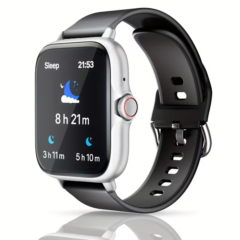Smart Watch, 1.83" Full Touch Screen Display with Message, Answer Make Call Smartwatch, Sports Pedometer, Information Alerts, for Iphone/Android Phones, Smartbands Fitness Watch for Women/Men Friend Gift, Birthday Gift