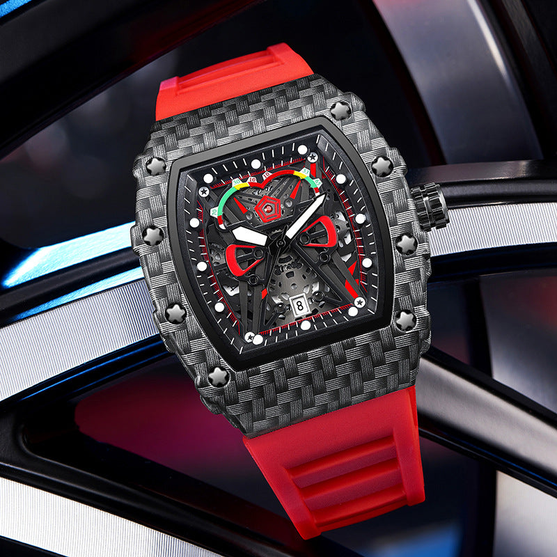 Men’s Luminous Quartz Watch | Fashionable Personalized Design Wristwatch