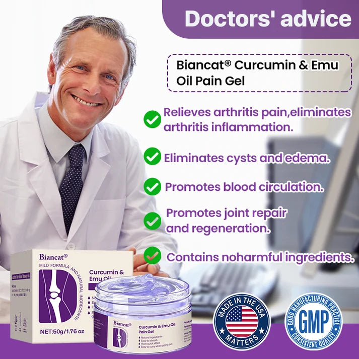 Analgesic Gel with Curcumin & Emu Oil