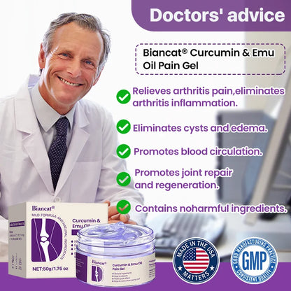 Analgesic Gel with Curcumin & Emu Oil