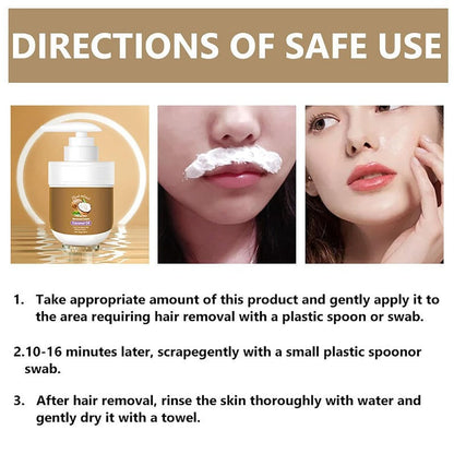 Coconut Oil Facial & Body Hair Removal Cream – Gen