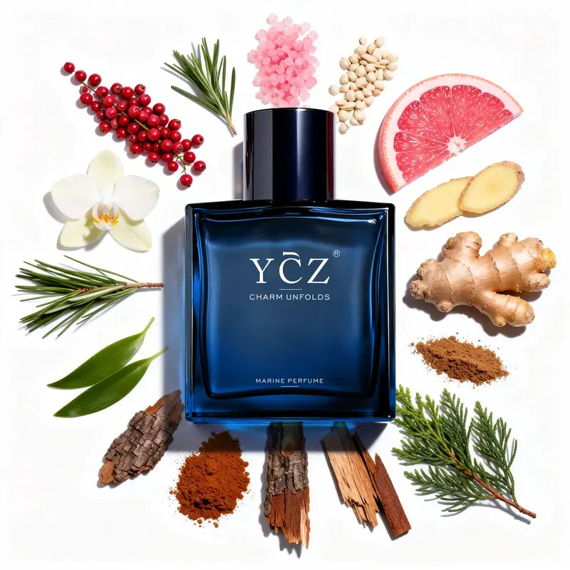 [YCZ] Midnight Marine Eau de Parfum 1.7oz | Aromatic Marine Fragrance for Men, Magnetic & Sensual, Long-Lasting for Dates and Everyday Wear, Inspired by the Effortless Attraction That Naturally Draws People Closer