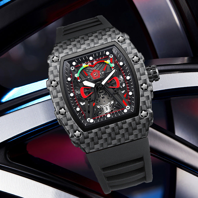 Men’s Luminous Quartz Watch | Fashionable Personalized Design Wristwatch