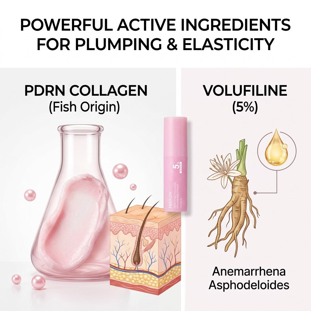 [NEW] PDRN Pink Collagen Volume Multi Balm | All In One Volufiline,  Anti-Aging Care | For Under-Eyes, Neck, Forehead, Smile Lines, Lip Care
