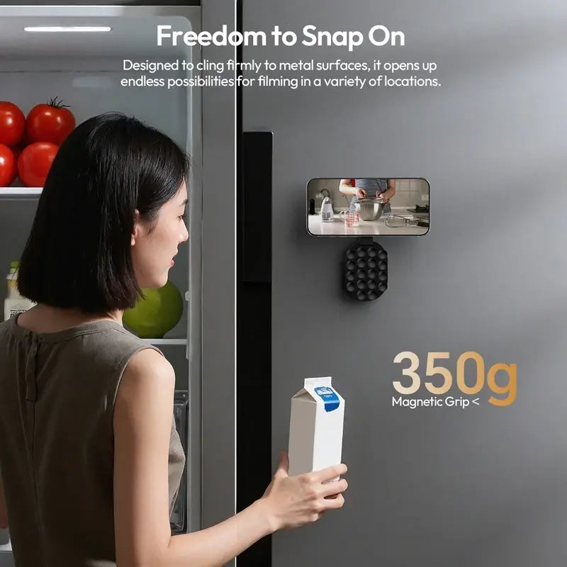 Ulanzi MA39 MagLock Suction Cup Phone Mount Desktop Stand for iPhone 17 16 15 14 with Suction Bottom for Wall Glass