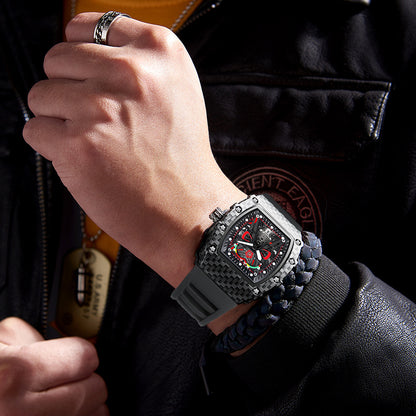 Men’s Luminous Quartz Watch | Fashionable Personalized Design Wristwatch