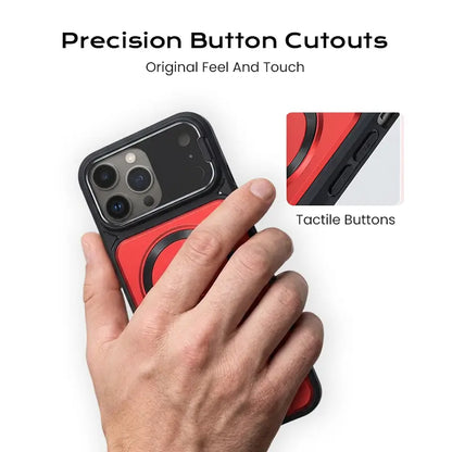 Multifunctional Lens Protection Case with Invisible Stand & Camera Protection for iPhone