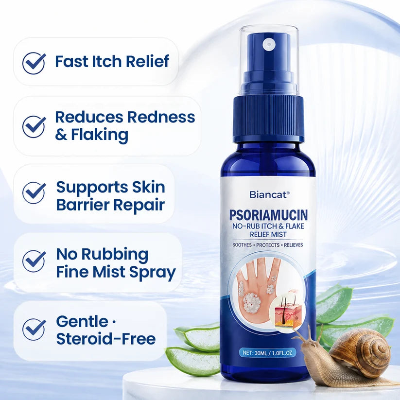 Biancat® PsoriaMucin No-Rub Itch & Flake Relief Mist