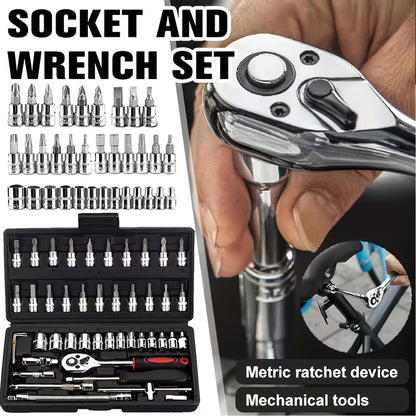 Professional Tool Kit 44/46/53/1000pcs • Multi-Functional Toolbox • Compact For Home & Automotive Repair • Great For DIYers & Experts • Ideal Gift For Men, Dads & Friends • Local Delivery