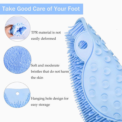 CleanFootFlex Hands-Free Silicone Foot Clean Mat