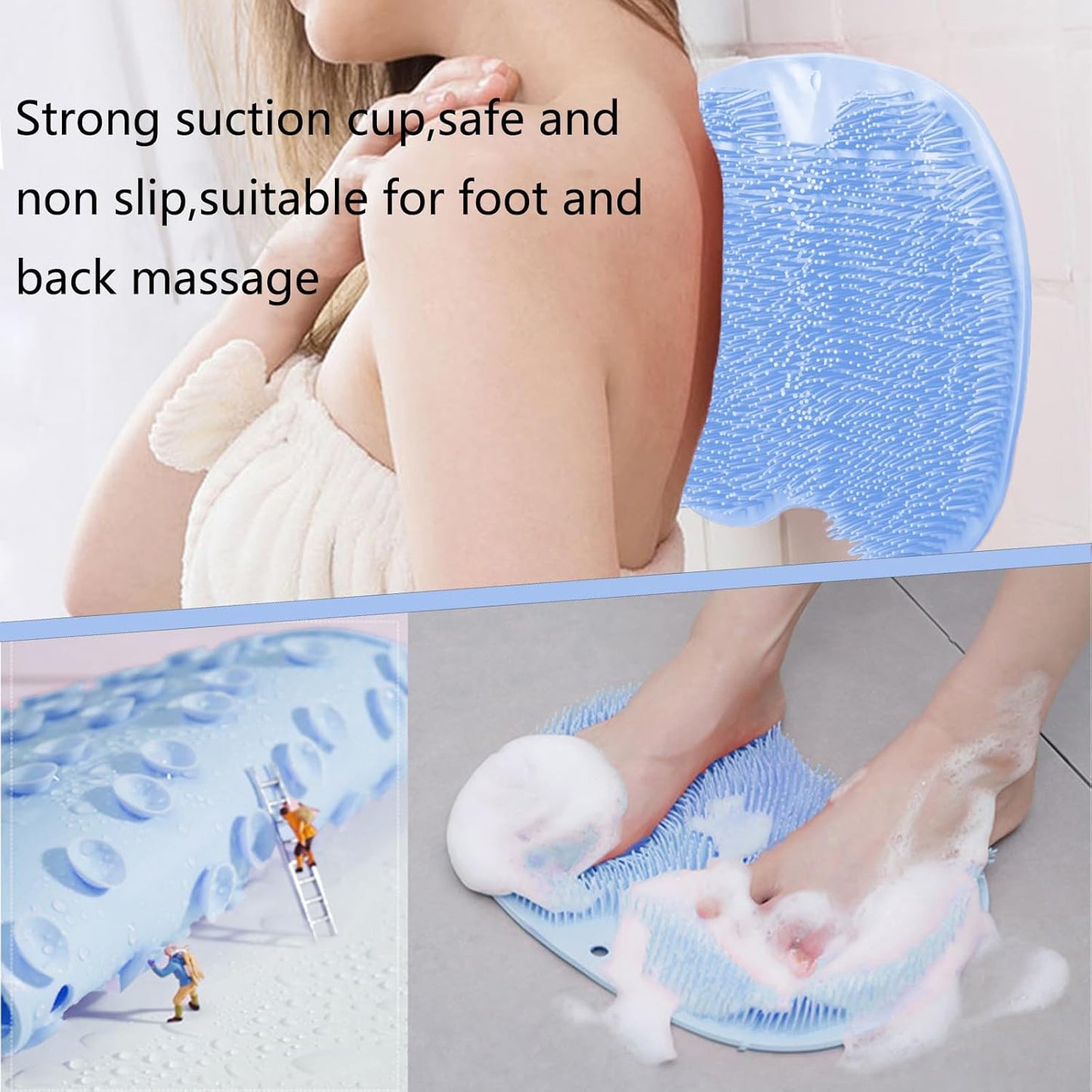 CleanFootFlex Hands-Free Silicone Foot Clean Mat