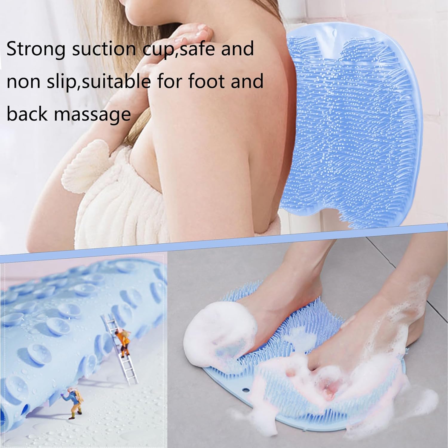 CleanFootFlex Hands-Free Silicone Foot Clean Mat