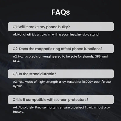 Multifunctional Lens Protection Case with Invisible Stand & Camera Protection for iPhone