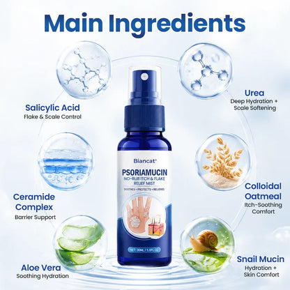 Biancat® PsoriaMucin No-Rub Itch & Flake Relief Mist