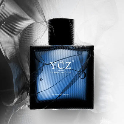[YCZ] Midnight Marine Eau de Parfum 1.7oz | Aromatic Marine Fragrance for Men, Magnetic & Sensual, Long-Lasting for Dates and Everyday Wear, Inspired by the Effortless Attraction That Naturally Draws People Closer