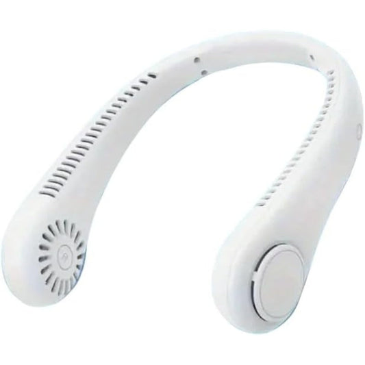 360° Bladeless Wearable Neck Fan – USB-C Rechargea