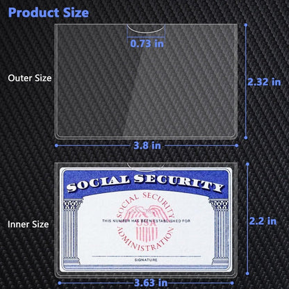 Clear PVC Card Sleeves