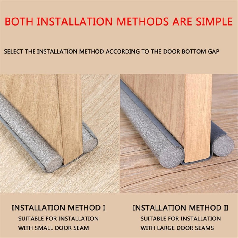 Double-Sided Door Draft Stopper