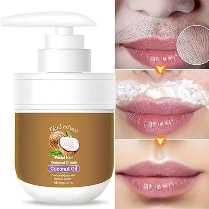 Coconut Oil Facial & Body Hair Removal Cream – Gen
