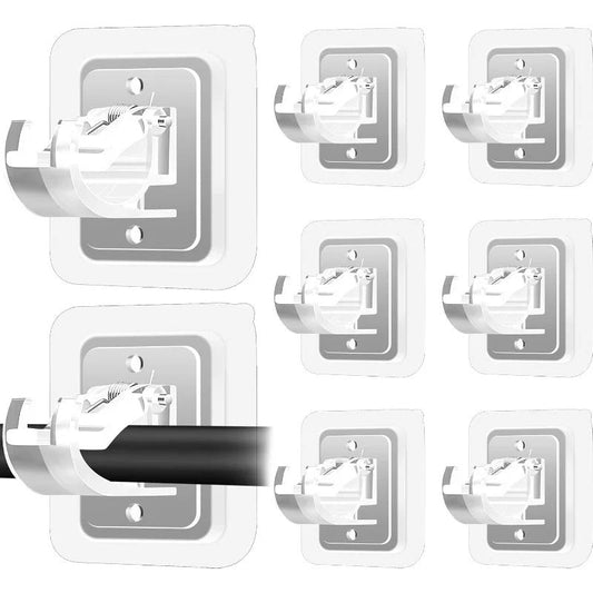 Nail-Free Adjustable Curtain Rod Bracket Holders –